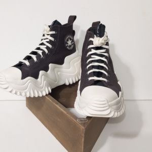 CONVERSE Run Star Motion Black & White Platform High Tops  sz 6 men's 7.5 womens